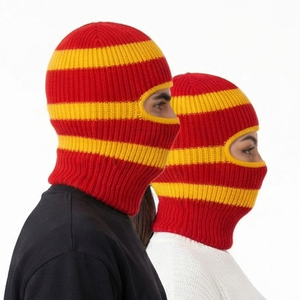 Pasamontañas de Punto Cálido para Invierno, Personalizado al por Mayor, 100% Algodón, Ropa de Exterior, Máscara Facial Completa de Punto, Unisex, Transpirable - Product Image 3
