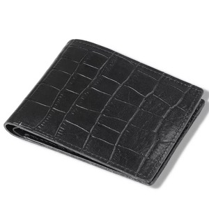 Solid Hot Selling Men's Leather <b>Wallet</b> Card Holder <b>RFID</b> <b>Blocking</b> Customizable Low MOQ Wholesale - Product Image 1