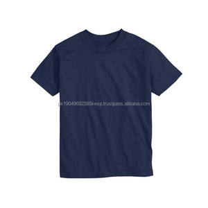 Chemises pour hommes à manches courtes de couleur personnalisée OEM, taille plus, style streetwear, coton respirant, col rond, t-shirts d'été pour hommes - Product Image 4