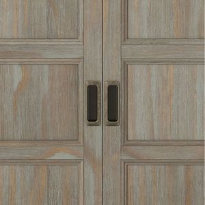 Burlington Distressed Grey <b>Low</b> <b>Storage</b> Cabinet for Living Room - Product Image 3