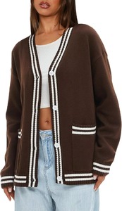 Pull décontracté confortable et douillet pour femme, idéal pour l'hiver, à manches longues, tricoté, grande taille - Product Image 5