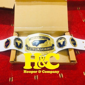 Ceinture de championnat de lutte personnalisée en laiton et cuir PU écologique, taille haute, avec logo, épaisseur 1 cm, 2,5 kg, 1,2 m - Product Image 5