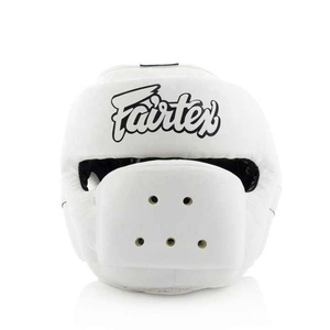 Premium Quality Custom Made Fair tex Boxing Head Guard Genuine Leather Customized Kickboxing Face Protection Boxing Helmet - Product Image 6