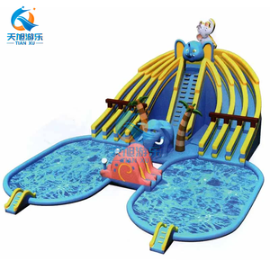 Tobogán Acuático Inflable Gigante Comercial de <span class=keywords><strong>Bob</strong></span> <span class=keywords><strong>Esponja</strong></span> con Piscina, <span class=keywords><strong>Parque</strong></span> Acuático para Niños y Familias, Área de Juegos Acuáticos - Product Image 3