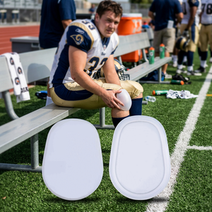 Genouillères de football légères en EVA épais, protection de base pour adultes, unisexe, toutes saisons - Product Image 1