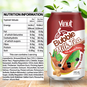 เครื่องดื่มน้ำตาลชาบับเบิ้ล330มล. ผลิตจากเวียดนามน้ำตาล0ฉลากส่วนตัวสั่งผลิตฟรี - Product Image 2