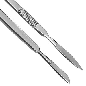 Cuchilla de bisturí desechable de acero inoxidable con mango, instrumentos quirúrgicos manuales de base manual con fuente de alimentación fabricada - Product Image 6