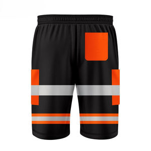 Pantalones Cortos de Trabajo de Seguridad Reflectantes de Alta Visibilidad para Hombre, de Algodón, con Cinta Reflectante, para Verano, Servicio OEM - Product Image 6