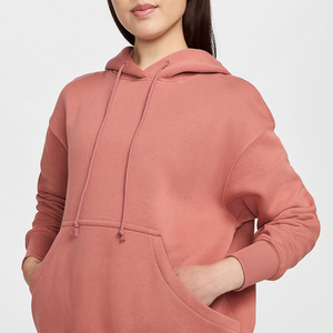 Women's Winter Unlined Oversized Streetwear <b>Hoodies</b> Wholesale Custom Printed Front Long Sleeves Pullover Hoodie OEM Casual <b>Cute</b> - Product Image 3