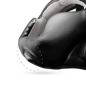 หมวกป้องกันศีรษะสำหรับชกมวยหนังแท้คุณภาพสูงแบบปรับแต่งได้ ขายส่ง หมวกป้องกันศีรษะสำหรับชกมวยแบบเต็มหน้าหนังแท้ - Product Image 3