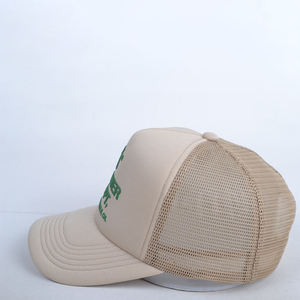 Gorra de béisbol unisex personalizada ZESHAN ZAFAR de 5 paneles con espuma y malla, estampado 3D en relieve, estilo deportivo de poliéster/algodón para primavera/verano - Product Image 2