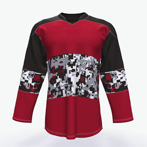 Jersey de Hockey de Manga Larga Personalizado al por Mayor con MOQ Bajo, Unisex, OEM, 100% Poliéster, Impresión Digital - Product Image 3