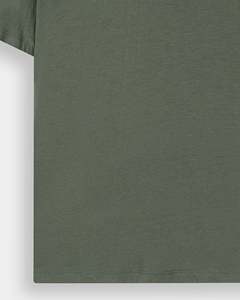 T-shirt en coton doux vert olive de haute qualité avec impression de logo personnalisé, respirant et durable, 100% coton, vente en gros, t-shirt pour homme - Product Image 5