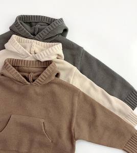 Cardigan en tricot rétro polyvalent pour garçons et filles, doux pour la peau et confortable, 100% coton écologique, motif animal, idéal pour l'automne - Product Image 4