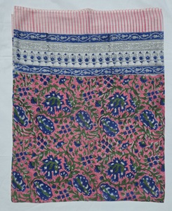 hand block printed <b>sarong</b> crafted from 100% soft cotton eco friendly cotton pareo lightweight beach wrap for women - Product Image 1