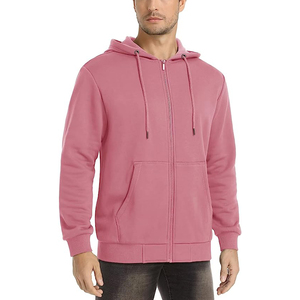 เสื้อสเวตเชิ้ตมีฮู้ดสีขาวสำหรับผู้ชาย ทรงปกติ สีพื้น สวมใส่สบายๆ ในฤดูใบไม้ร่วง ดีไซน์กระเป๋าบุขนแกะ - Product Image 3