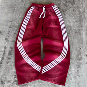 Pantalones de Hombre de Cintura Alta con Corte Acampanado, Pantalones de Campana Bordados Personalizables, Atuendo de Moda para Ocasiones Casuales y Formales - Product Image 5