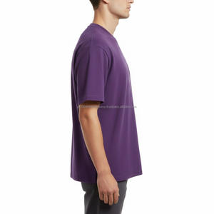 เสื้อยืดผู้ชาย ผ้าเนื้อนุ่ม น้ำหนักเบา แขนสั้น ใส่สบาย เหมาะสำหรับใส่ลำลองทุกวัน แฟชั่นสตรีท และสามารถสกรีนโลโก้ได้ - Product Image 3