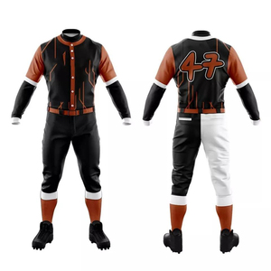 Men's Adult <b>Strip</b> Softball Baseball Uniforms Stitched Baseball Jersey Silk Screen Printed Custom Designs custom player Name OEM - Product Image 1