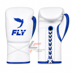 New Arrival Custom Made Factory Manufacture Professional Original Leather Fly Boxing <b>Gloves</b> Comfortable Training Sparring <b>Gloves</b> - Product Image 4