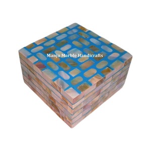 กล่องไข่มุกแบบดั้งเดิม MDF ฝังกระดูกแบบพรีเมี่ยมพร้อมวัสดุอัญมณีสำหรับการจัดเก็บเครื่องประดับของขวัญเพื่อวัตถุประสงค์ทางธุรกิจ - Product Image 5