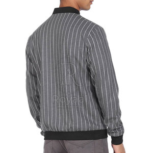 Veste coupe-vent en coton mélangé pour homme, style streetwear, nouveau design. - Product Image 3