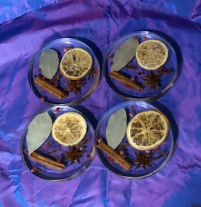 Sous-verres en résine époxy faits à la main pour tasses et verres - Product Image 1