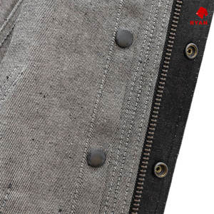 Ryan Pro Gear Nouveau design Gilet en jean unisexe sans manches, col rabattu, écologique et tendance, avec logo personnalisé - Product Image 2