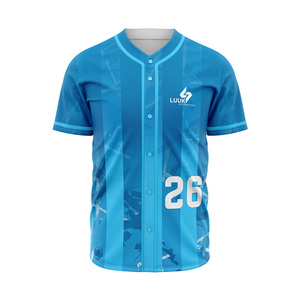 Camisetas de Béisbol Unisex Personalizadas con Impresión Digital, Transpirables, de Secado Rápido, 100% Poliéster, para Entrenamiento y Partidos de Equipos de Adultos - Product Image 2