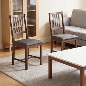 Set di 2 Sedie da Pranzo Grigie per Cucina e Soggiorno - Product Image 4