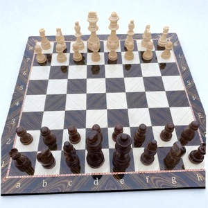 ILAHI's Eco-Friendly Rustic Polished Rectangle <b>Chess</b> <b>Board</b> Game 100% Handmade Pure Wood Animal/Love Style Customized Size <b>Chess</b> - Product Image 2