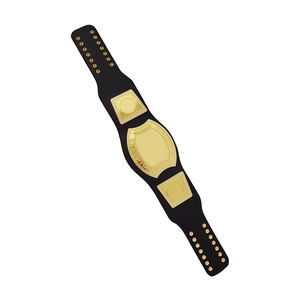 Adult Heavyweight Custom Championship Trophy Belt Brass Zinc Alloy <b>Plate</b> Personalized <b>Name</b> Leather Strap Boxing Sports Award - Product Image 1