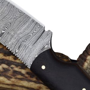 Couteaux de chasse faits à la main avec lame fixe tranchante et manche durable pour le camping en plein air, la randonnée, la survie, le bushcraft, la nature sauvage et le terrain. - Product Image 6