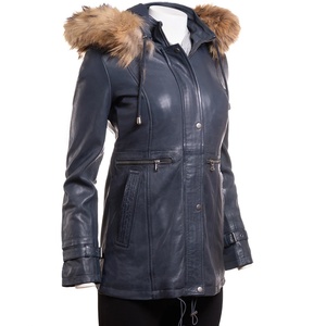 High Quality Custom Made Design Fashion Women <b>Leather</b> <b>Jacket</b> Cheap Price <b>Long</b> Sleeve <b>Leather</b> <b>Jacket</b> For Women - Product Image 6