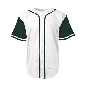 Ropa de equipo personalizada Jersey de béisbol transpirable y estirable Ropa de softball impresa por sublimación - Product Image 3
