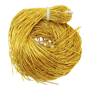 Fil en bobine français haute ténacité CG-rj-55 jaune doré teinté, personnalisé en gros, pour la fabrication de bijoux et la broderie Dabka - Product Image 1