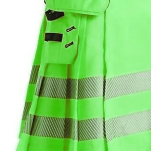 Kilt de pompier vert moderne avec poches cargo, kilt écossais utilitaire, kilt tactique OEM ODM - Product Image 4
