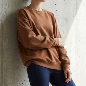 Sudadera de Cuello Redondo de Algodón para Mujer, Forro Polar Suave, Ropa Casual, Proveedor Mayorista - Product Image 5