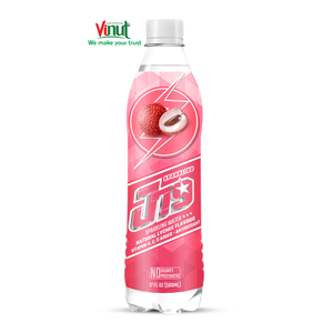 Eau gazeuse aromatisée au litchi naturel 500 ml (17 fl oz) – Fabricant de boissons OEM/ODM sous marque privée - Product Image 1