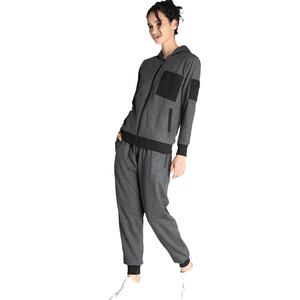 Survêtements pour femmes à fermeture éclair complète de conception personnalisée du fournisseur direct de l'usine dernier style vêtements à capuche en coton avec logo personnalisé - Product Image 4
