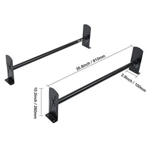 Portapacchi da Tetto Regolabile in Acciaio Legato per Furgoni, Capacità 500 libbre, Lunghezza 91-133 cm, 2 Barre, per Auto - Product Image 2