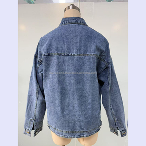 Chaqueta Vaquera 2025, Estilo Holgado, Chaqueta Trucker de Otoño para Mujer, Corte Relajado, Chaqueta Vaquera Estilo Novia con Envío y Entrega - Product Image 2