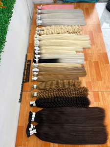 Extensions de cheveux raides Remy vietnamiens - 100% cheveux humains vierges, 100g, 8"-40" Vente en gros - Product Image 4