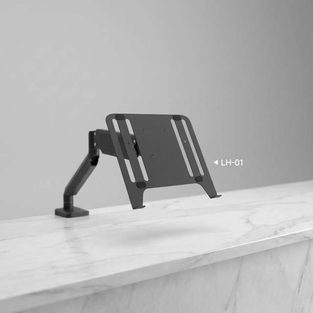 AUKI 17 Inch Laptop Tray Universal Notebook Holder VESA Arm Mount Compatible Monitor Arm Desk Computer Office Accessory