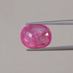 Venta al por Mayor de Rubí Natural Rosa, Gema Suelta de 5.71 Quilates, Corte Cojín Grado AAA de 12x9.5mm, Certificado IGI, para Joyería - Product Image 3