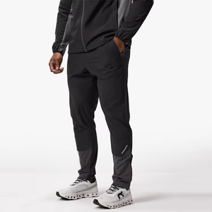 Survêtement sportif d'hiver personnalisé pour homme, coupe-vent, veste à capuche zippée, respirant, en polyester tissé de poids moyen, style urbain - Product Image 6