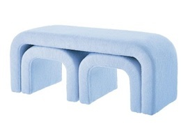 Modern Contemporary Velvet Upholstery Fabric Storage <b>Stool</b> Ottoman Living Room Furniture Apartment <b>Bedroom</b> Shoe Changing Bench - Product Image 2