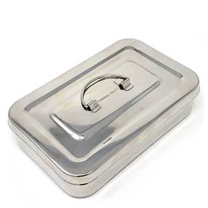 Orthopedic Instruments Sterilization <b>Box</b> 8x5x2 Inch Stainless Steel Lid Handle CE Approved Medical Surgical Instrument Storage - Product Image 6