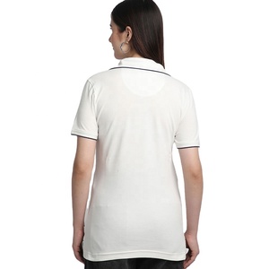 Summer Wear Respirant Quick Dry Women Polo Shirt New Fashion Premium Cotton Stretchable Short Sleeve Tee For Casual Wear - Product Image 5