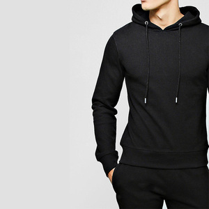 Conjunto Deportivo con Capucha Azul Claro para Hombre, Sudadera y Pantalones de Algodón de Color Sólido, Ropa Casual de Otoño, Corte Regular - Product Image 3